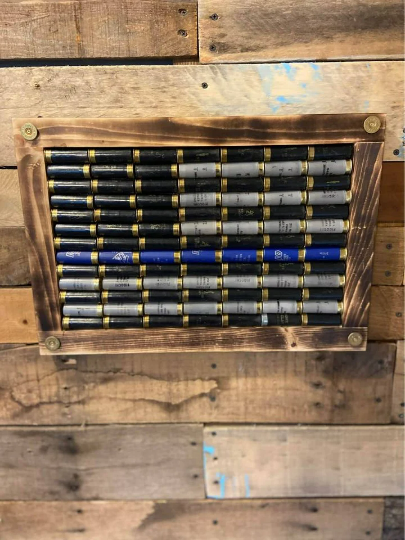 Shotgun Shell American Flag - Blue Line