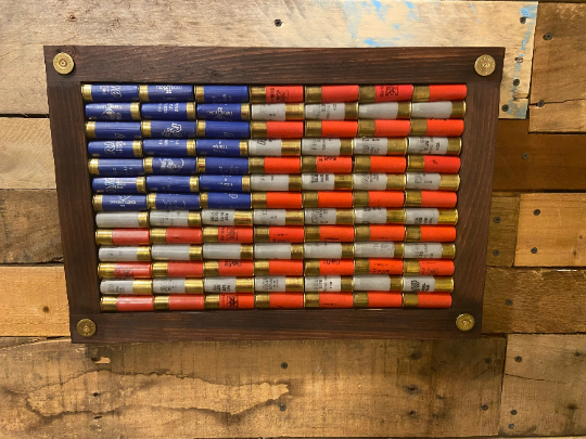 Shotgun Shell American Flag